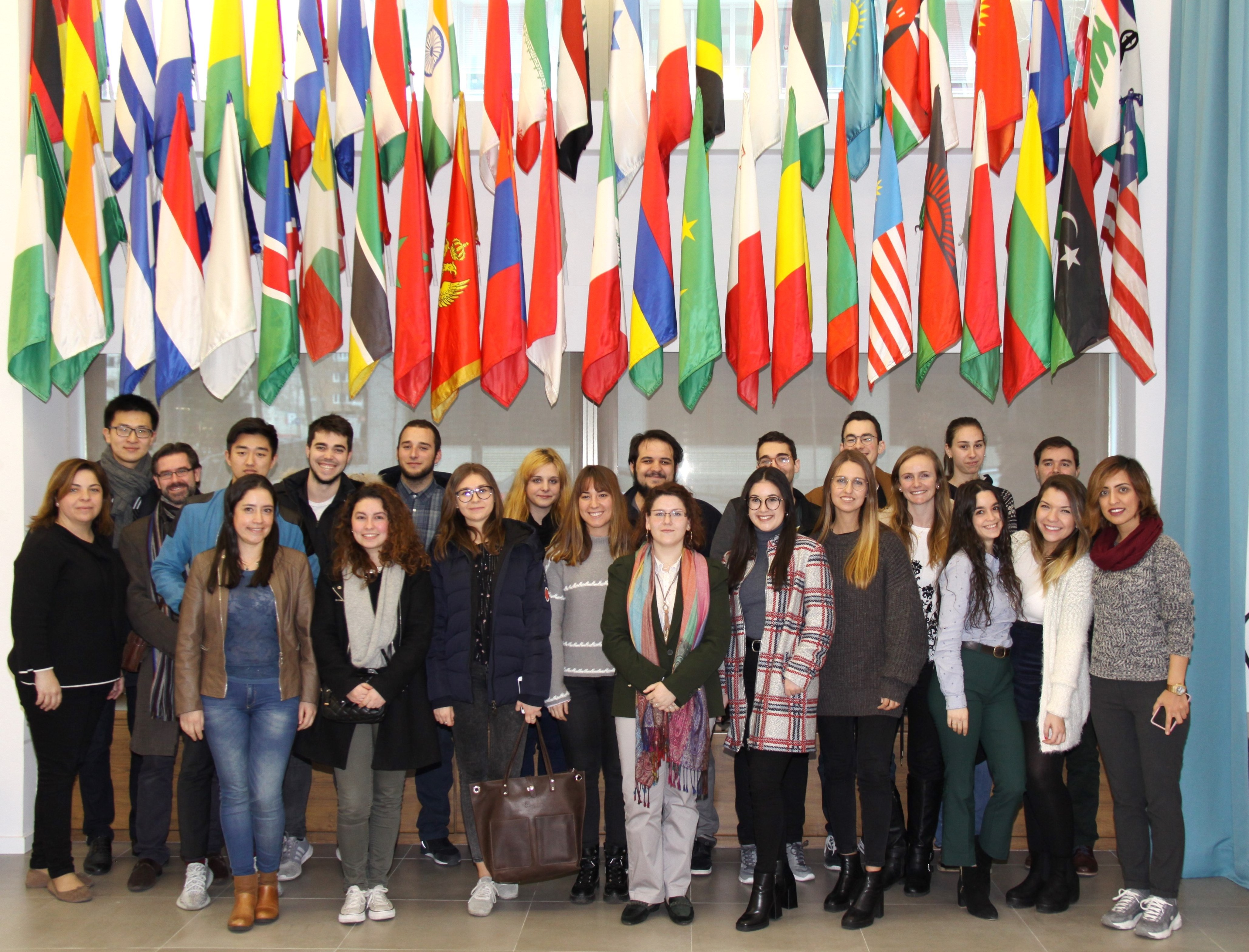 Visita a la sede de la Organización Mundial de Turismo - OMT en Madrid